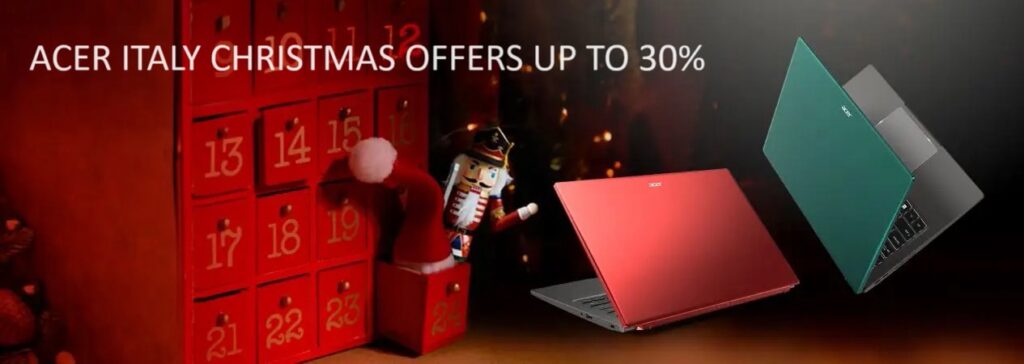 Acer Italy Christmas up to 30%